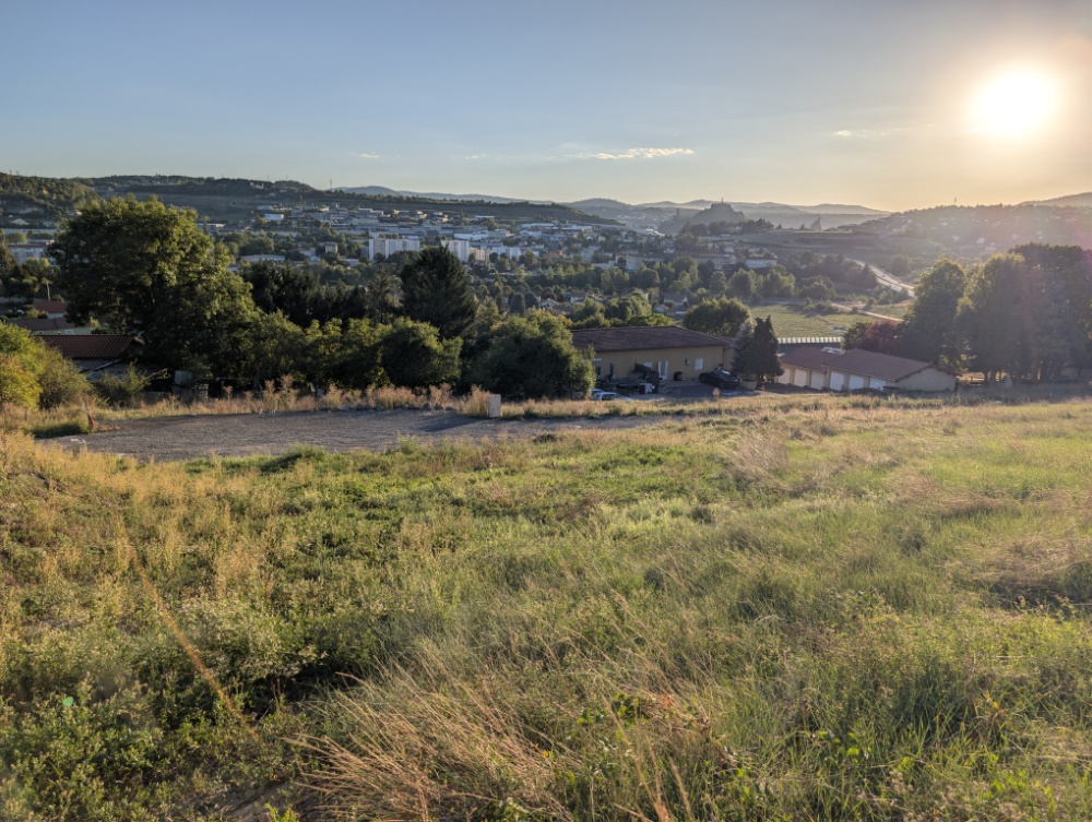 Belle parcelle avec vue panoramique