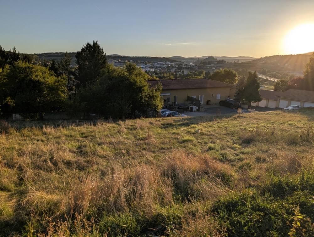 Belle parcelle avec vue panoramique